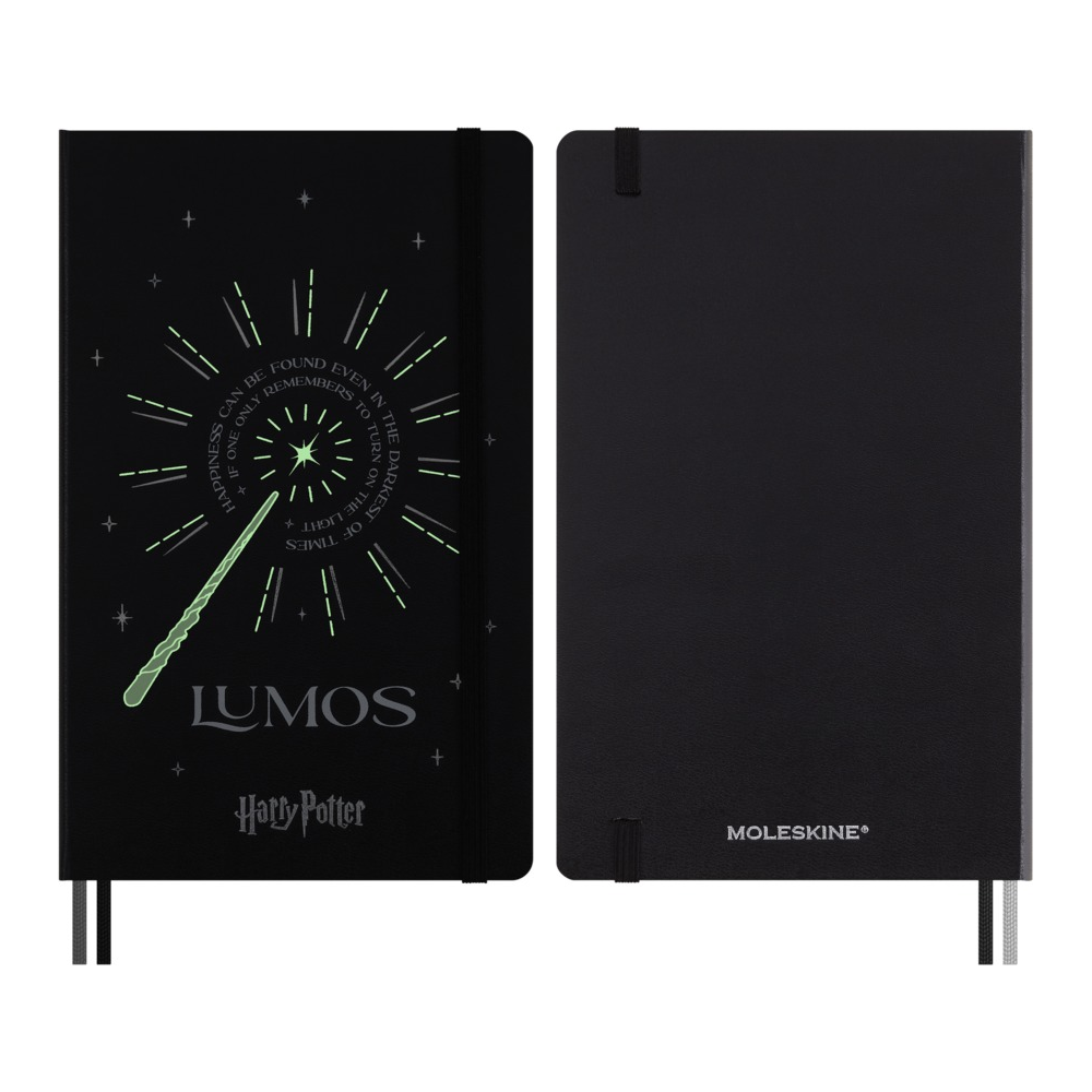Moleskine "Harry-Potter"-Box Kaweco Tintenroller & Notizbuch / Hardcover / Large / Liniert