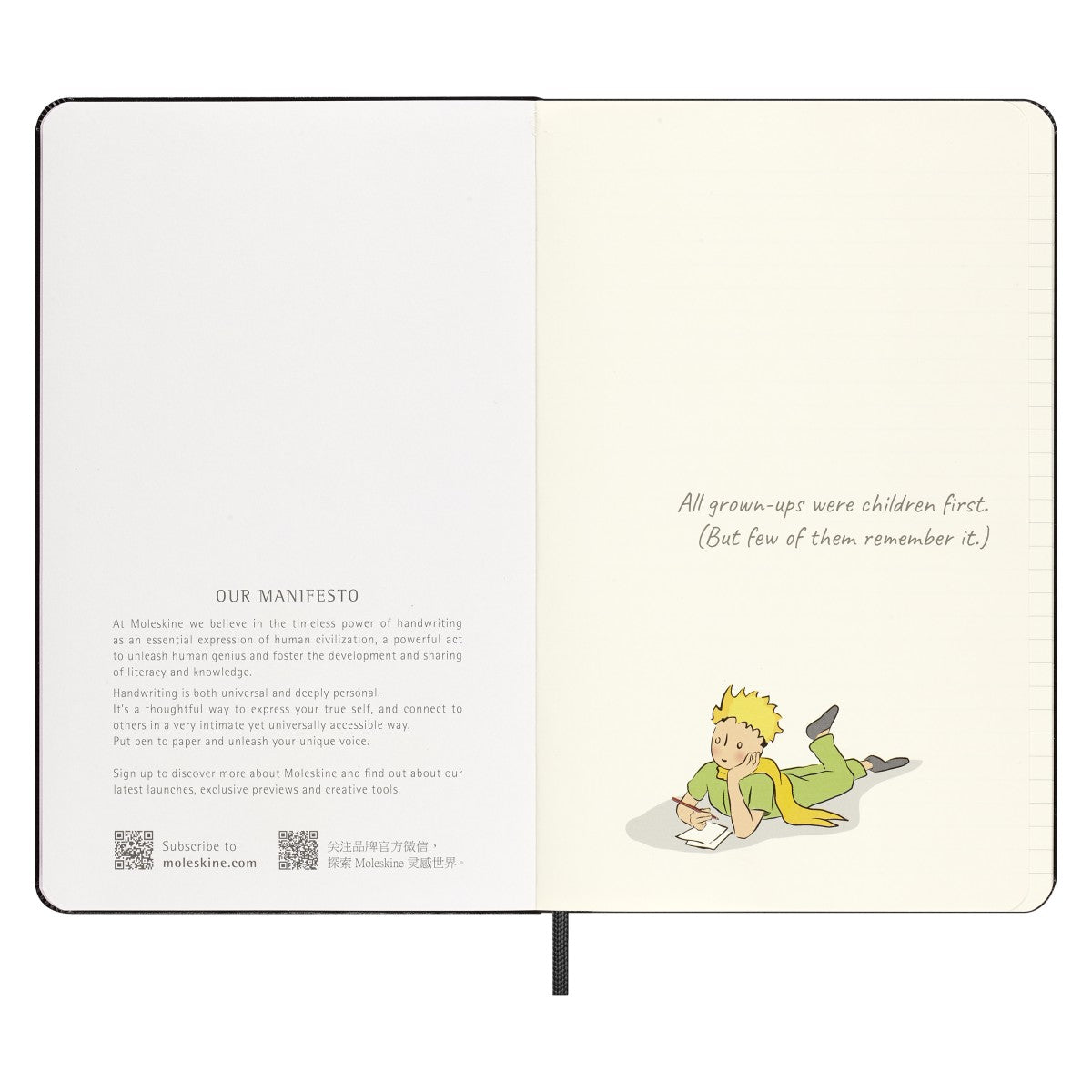 Moleskine Notizbuch "Der kleine Prinz" / Hardcover / Large / Liniert