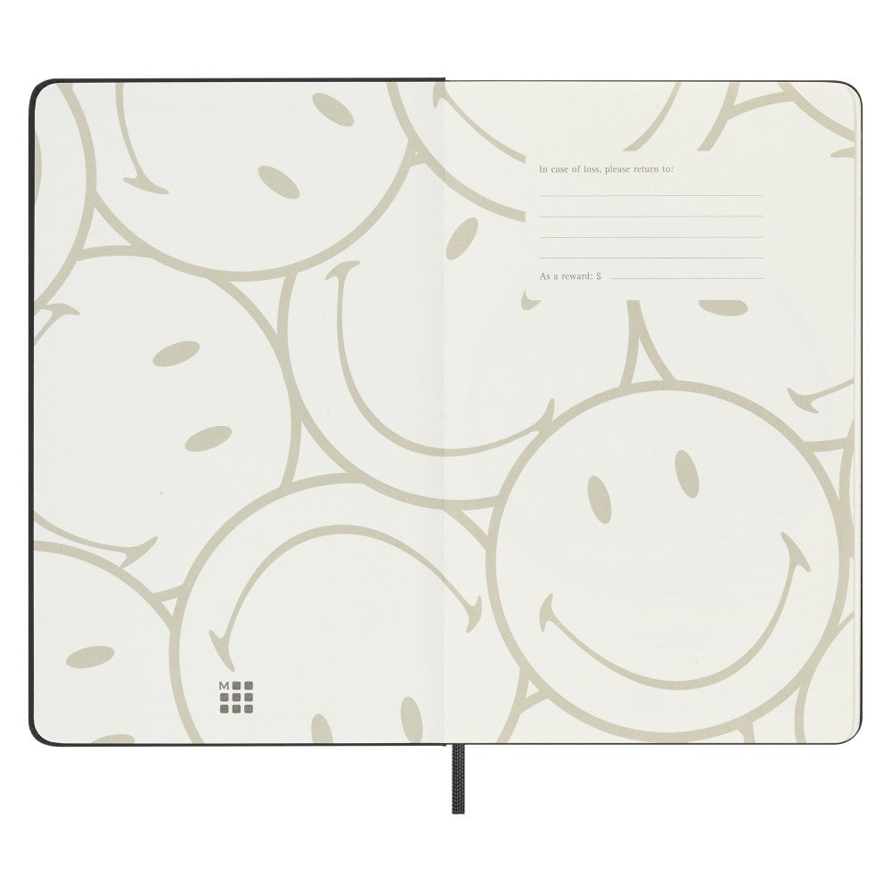 Moleskine Notizbuch "Smiley" / Hardcover / Large / Liniert