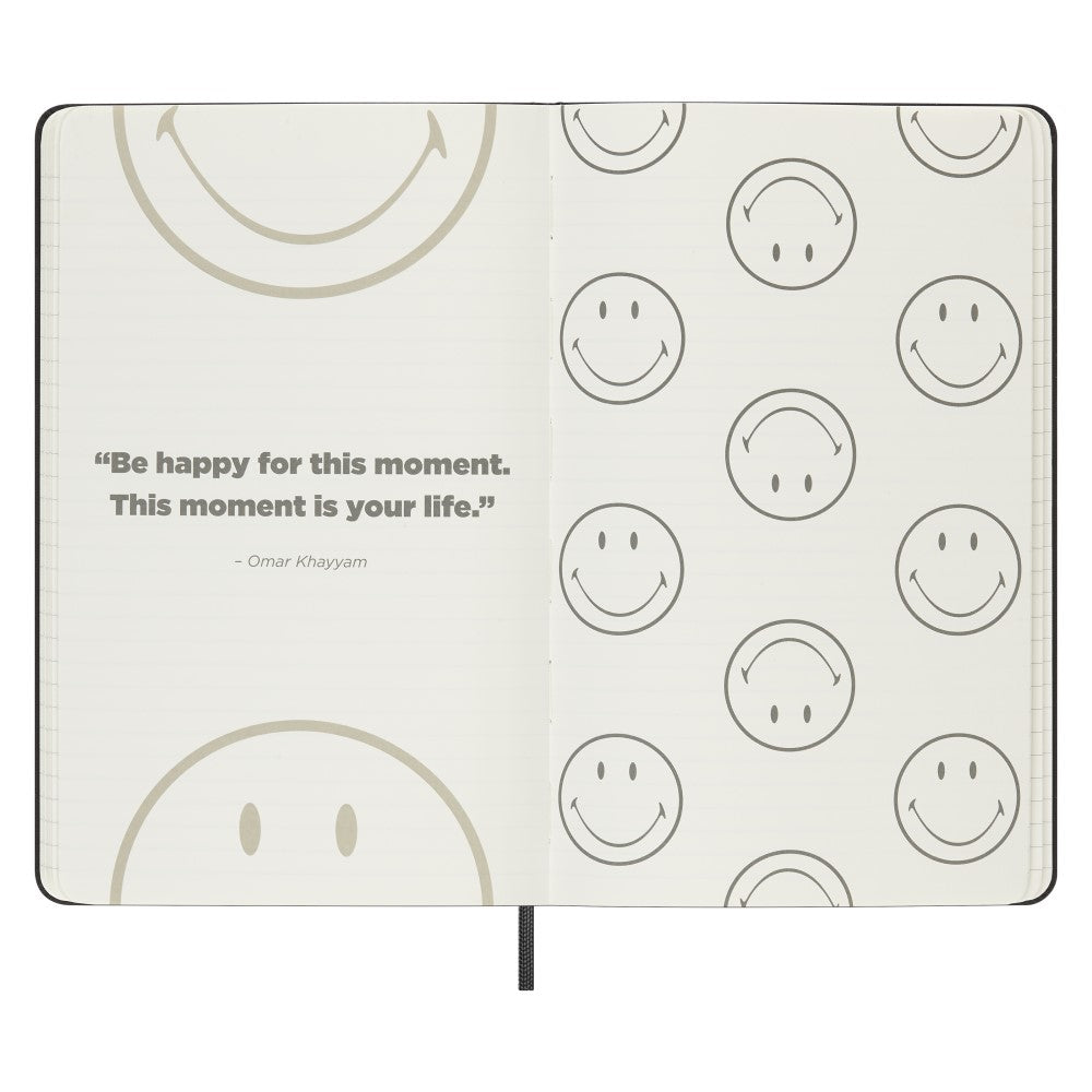 Moleskine Notizbuch "Smiley" / Hardcover / Large / Liniert