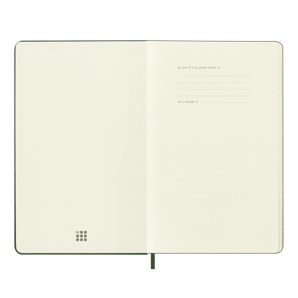 Moleskine Notizbuch Holiday-Edition grün / Hardcover / Large / Liniert