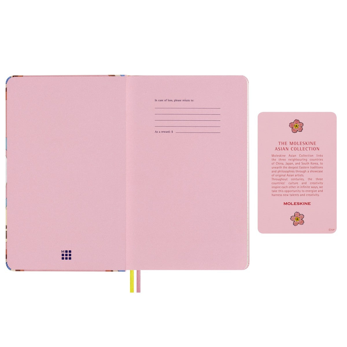 Moleskine Wochen-Notizkalender undatiert Sakura - Maruko / Hardcover / Large