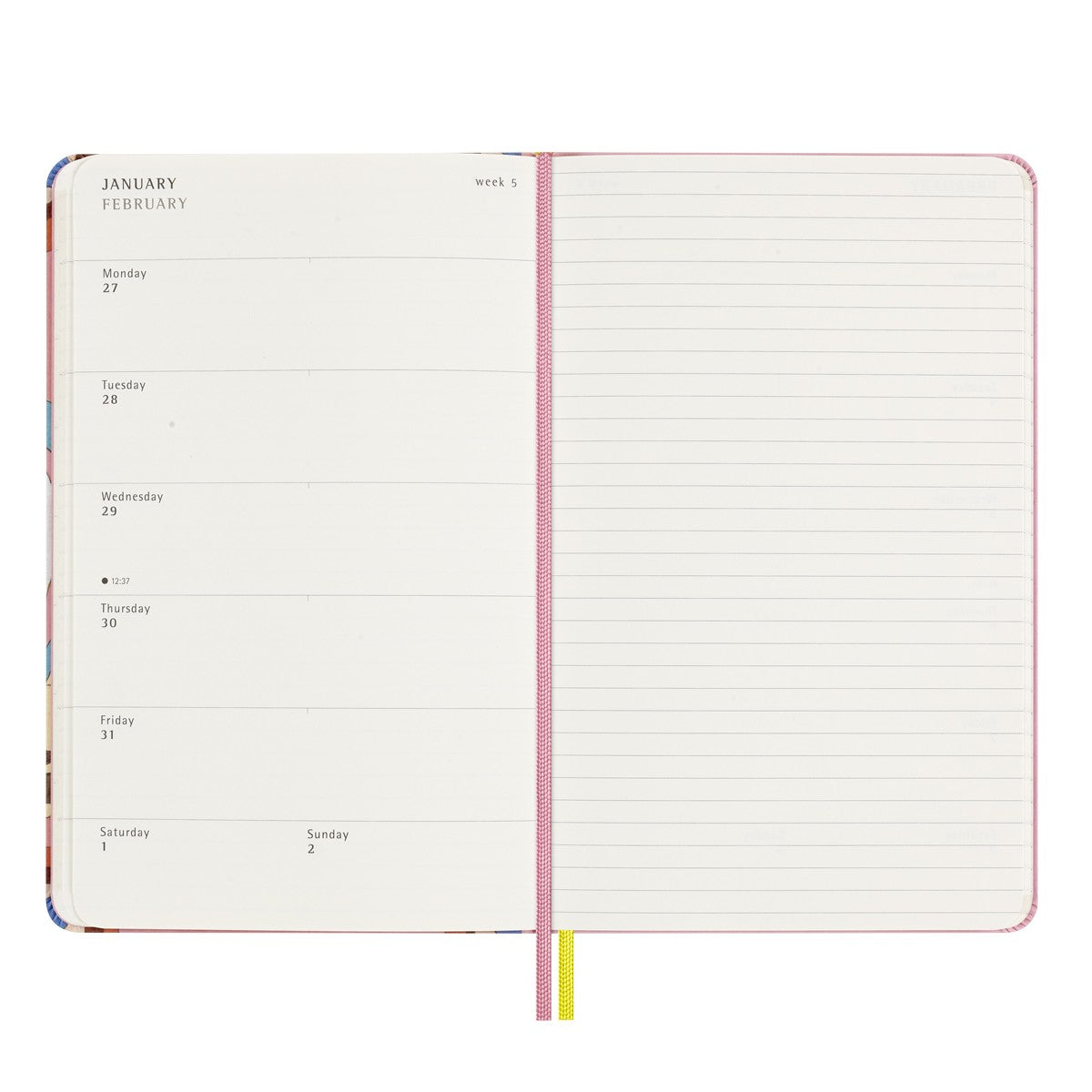 Moleskine Wochen-Notizkalender undatiert Sakura - Maruko / Hardcover / Large