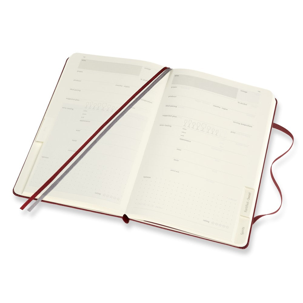 Moleskine Passion Journal Hardcover Large / A5 / Wein / dunkelrot