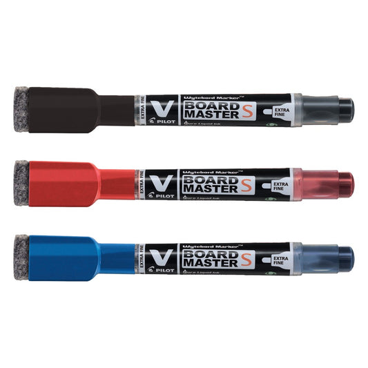 Pilot Whiteboard-Marker V-Board Master EF mit Schwamm