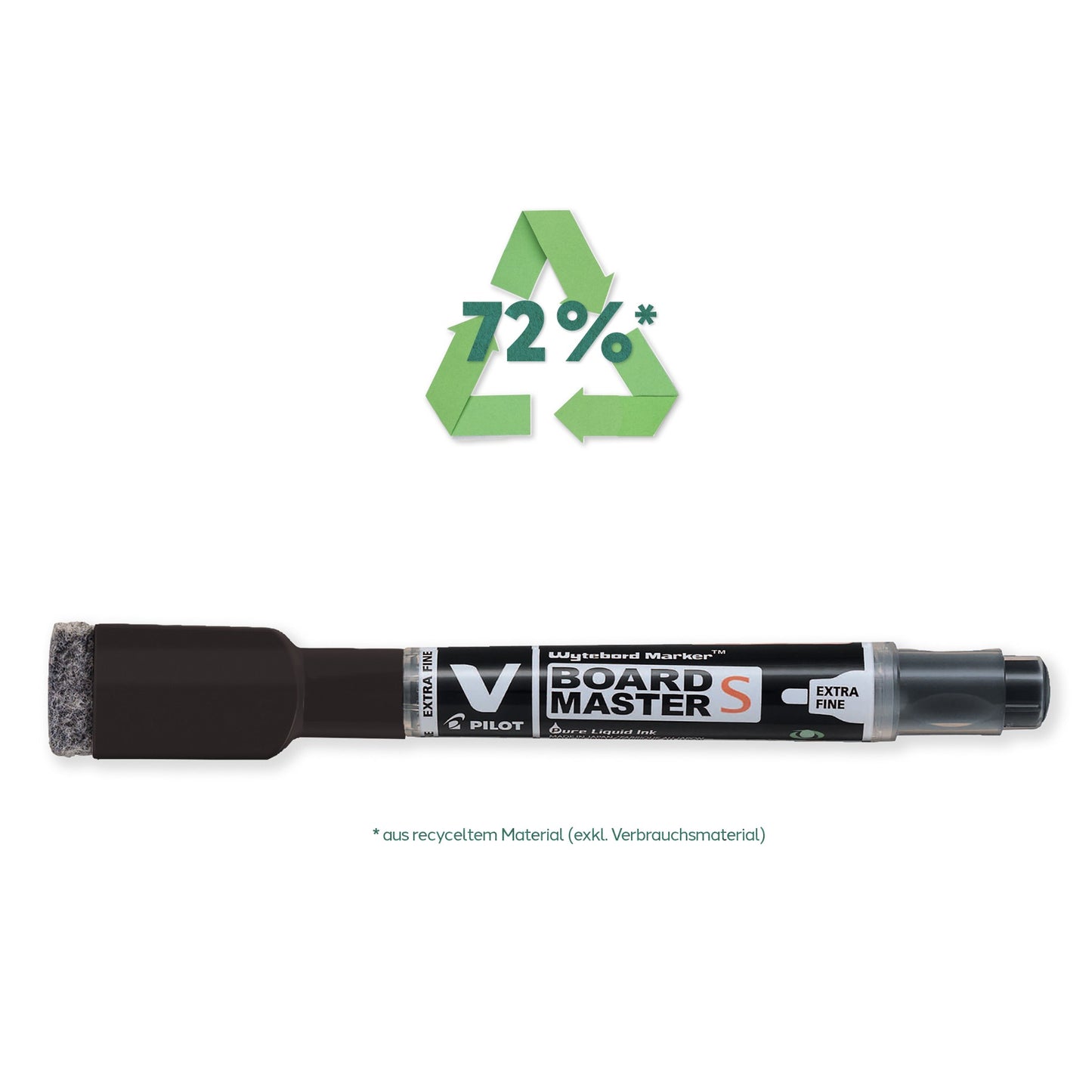 Pilot Whiteboard-Marker V-Board Master EF mit Schwamm