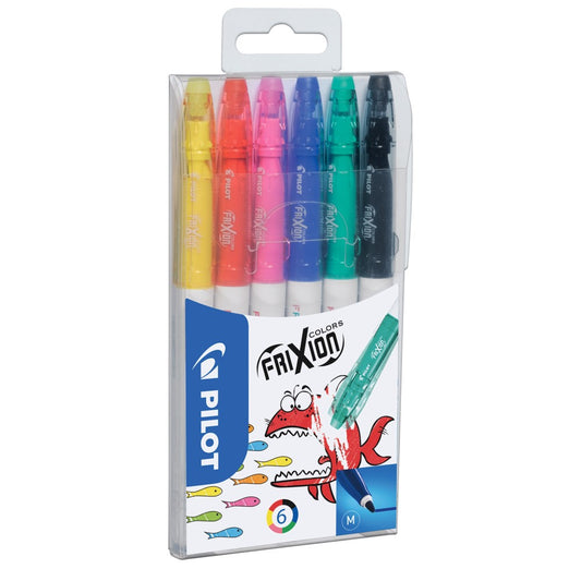 Pilot Fasermaler Frixion Colors 6er-Etui