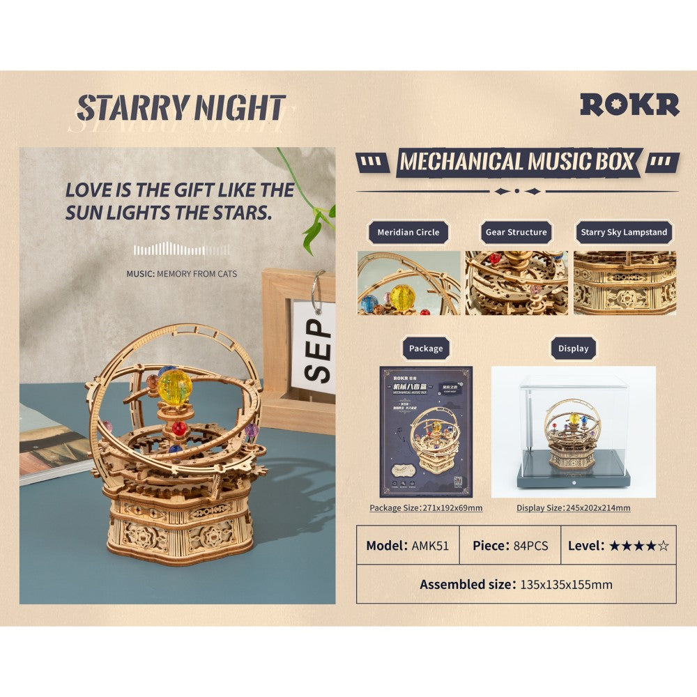 ROKR 3D-Holz-Puzzle "Starry Night"