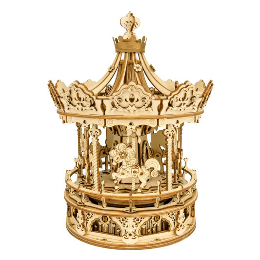 ROKR 3D-Holz-Puzzle "Romantic Carousel"
