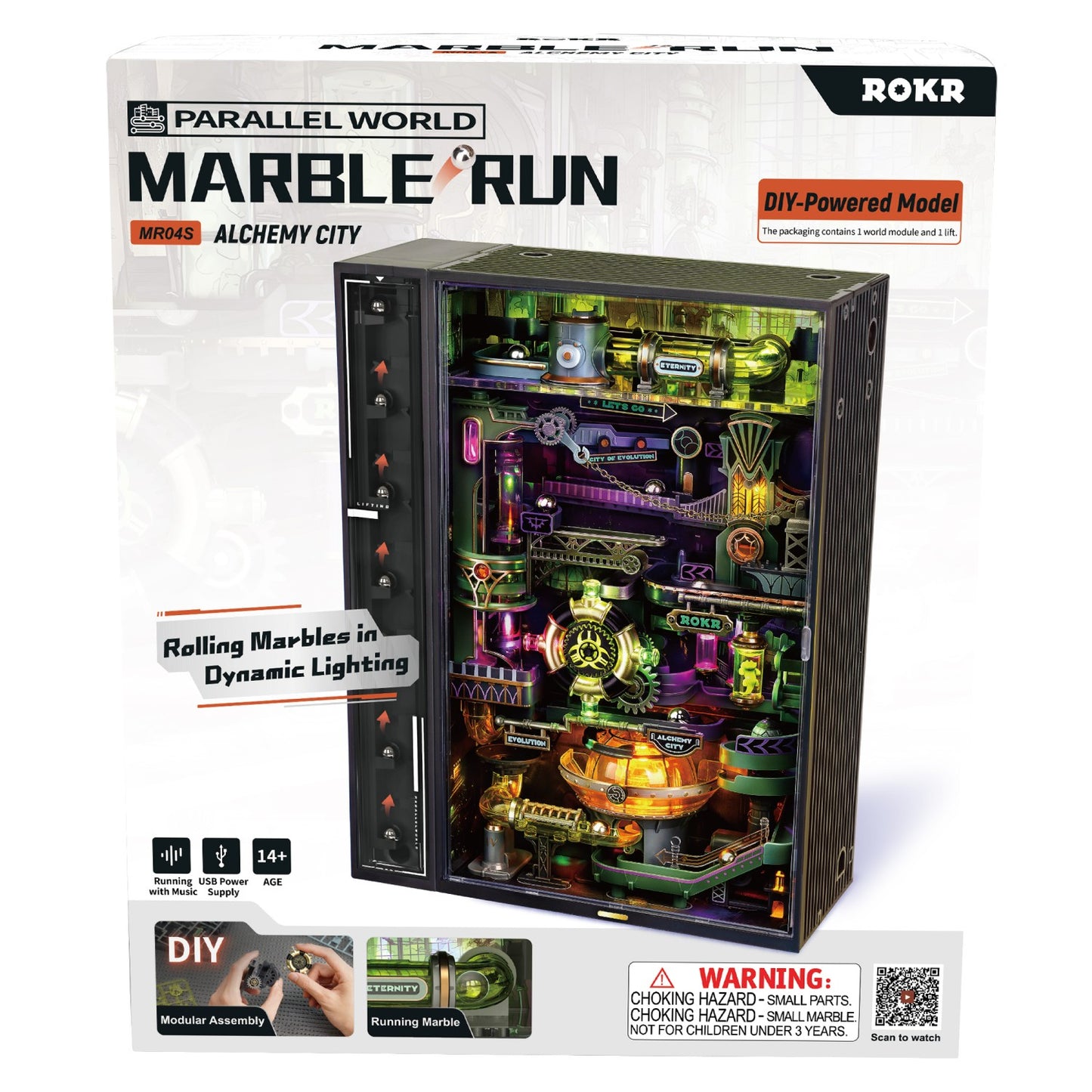 ROKR 3D-Puzzle Marble-Run "Alchemy City"