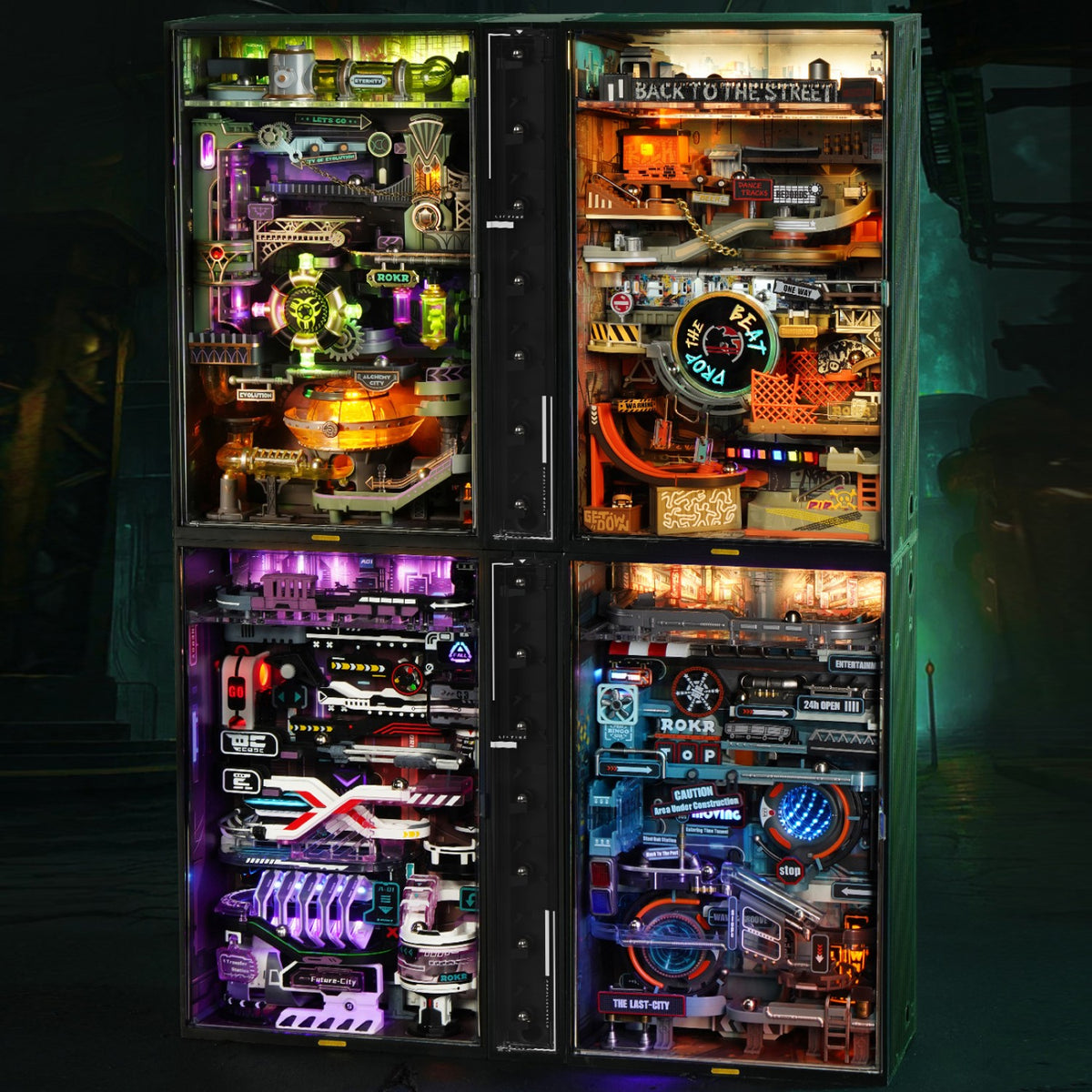 ROKR 3D-Puzzle Marble-Run "Alchemy City"
