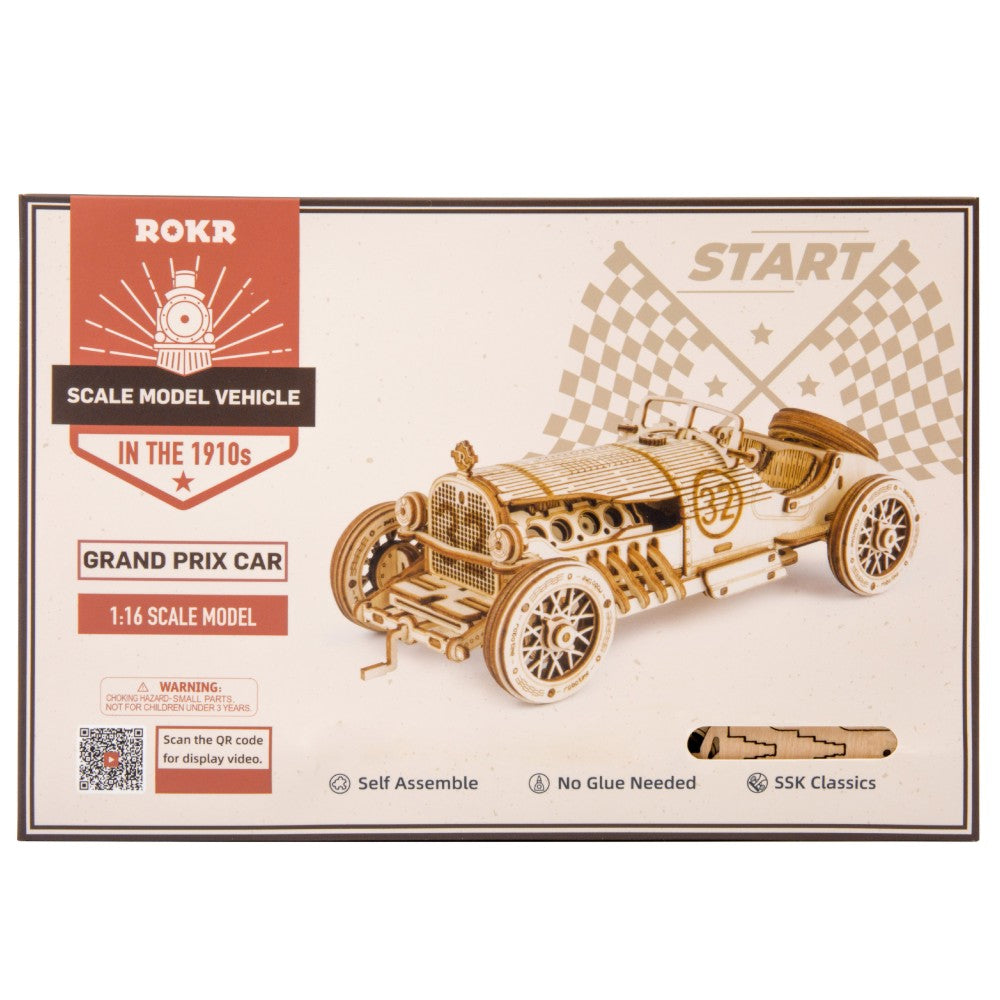 ROKR 3D-Holz-Puzzle Grand Prix Car