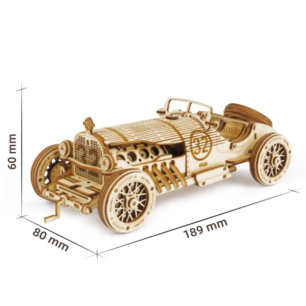 ROKR 3D-Holz-Puzzle Grand Prix Car