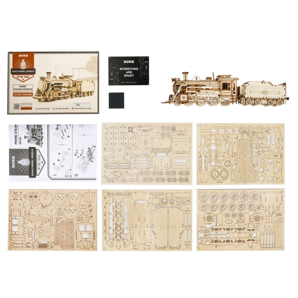ROKR 3D-Holz-Puzzle Prime Steam Express