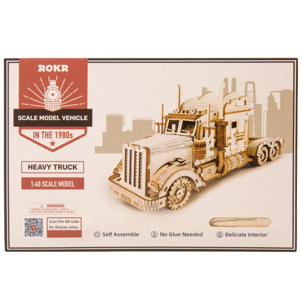 ROKR 3D-Holz-Puzzle Heavy Truck