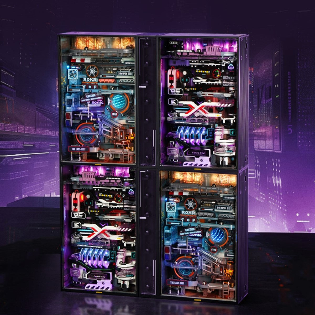 ROKR 3D-Puzzle Marble-Run "The Last City"