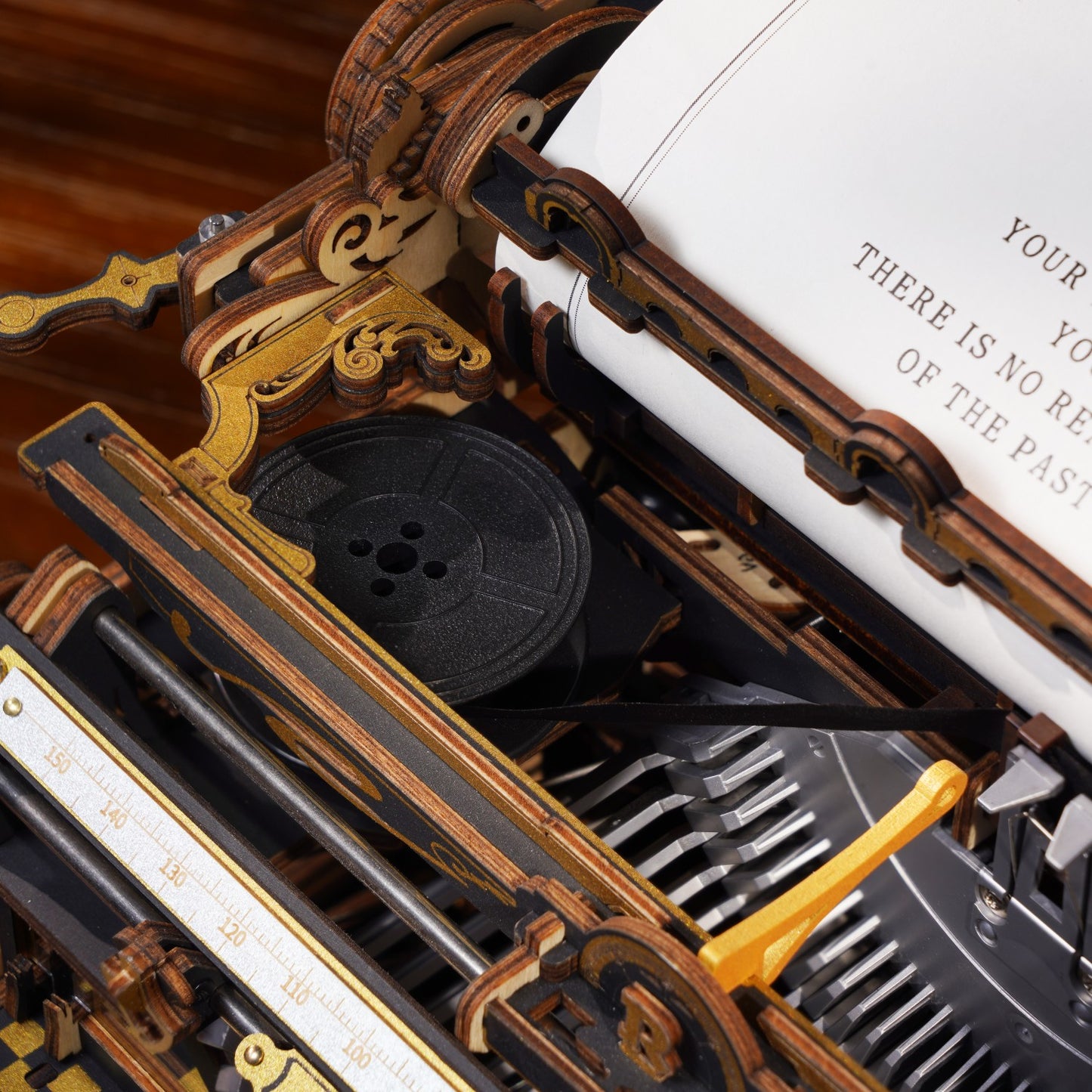 ROKR 3D-Holz-Puzzle Schreibmaschine / Mechanical Typewriter