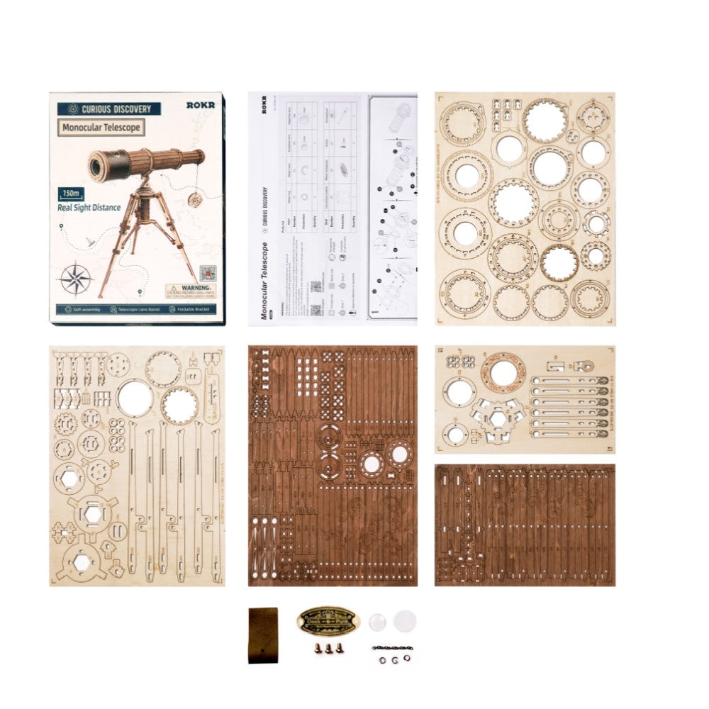 ROKR 3D-Holz-Puzzle "Monocular Telescope"