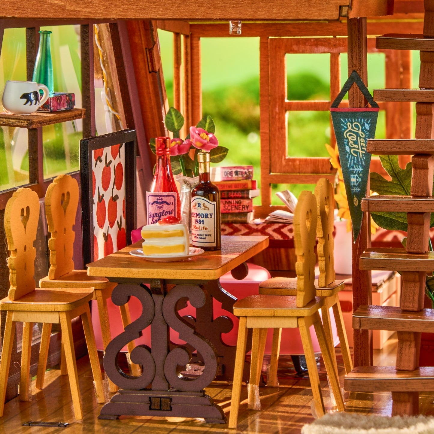 Rolife 3D-Holz-Puzzle DIY "A-Frame-Hütte"