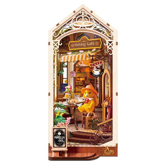 Rolife 3D-Holz-Puzzle Book Nook "Holiday Café"