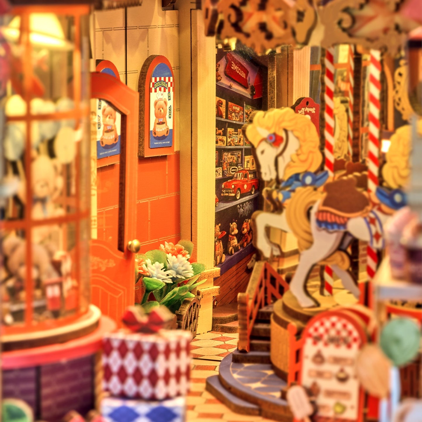 Rolife 3D-Holz-Puzzle Book Nook "Fairytale Amusement Park"