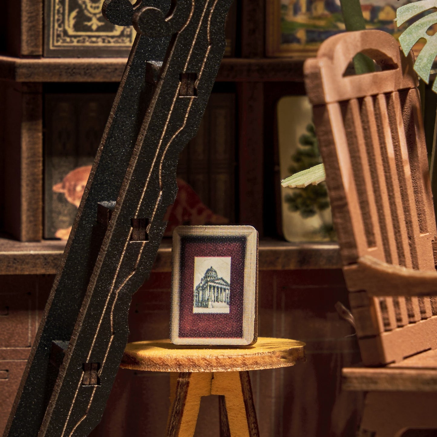 Rolife 3D-Holz-Puzzle Book Nook "Silent Corner Study"