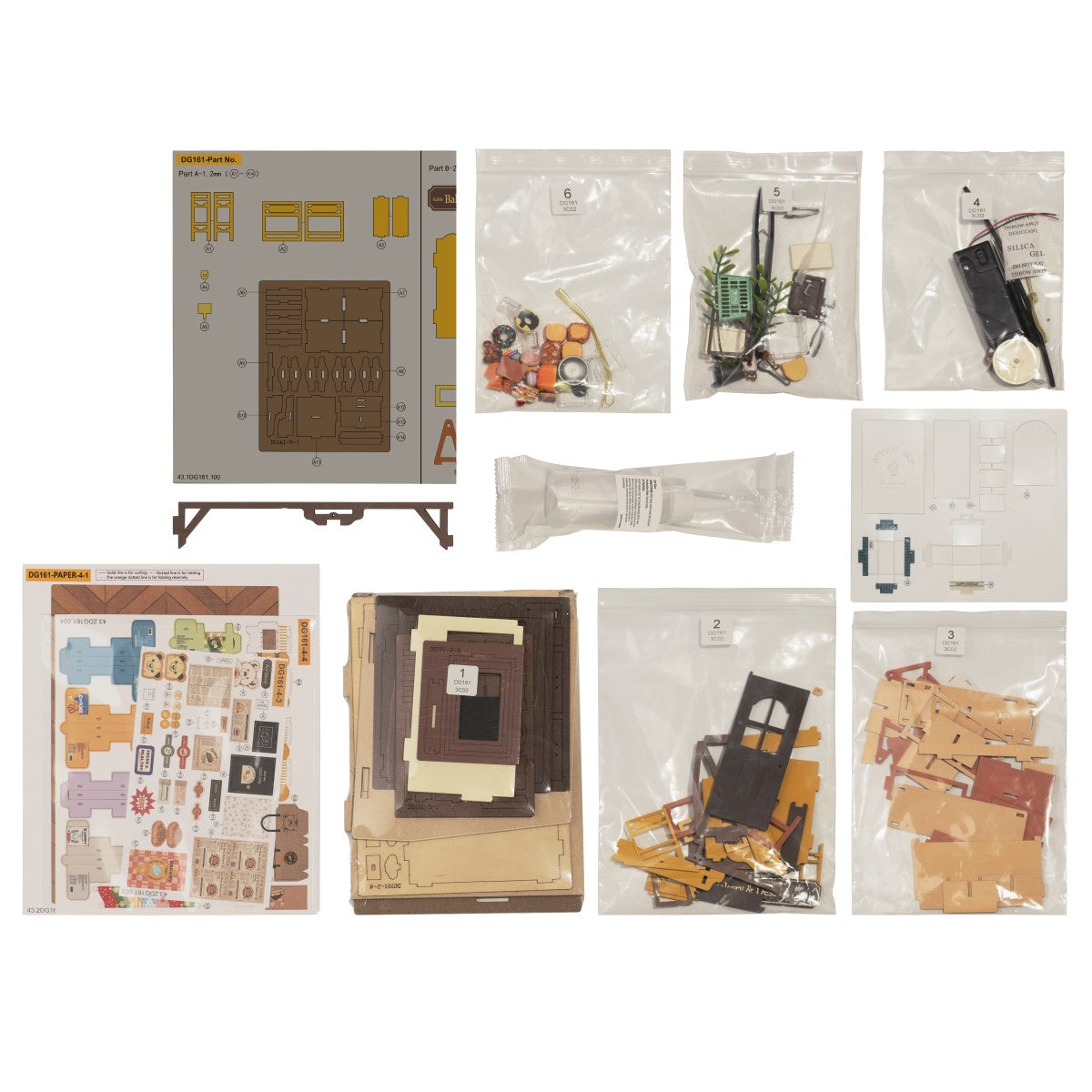 Rolife 3D-Holz-Puzzle DIY "Becka‘s Baking House"