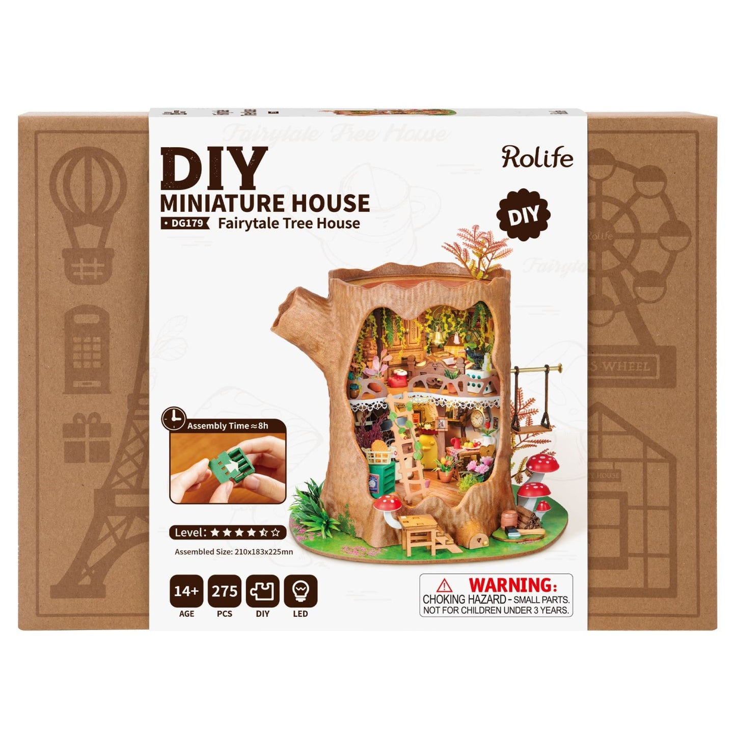 Rolife 3D-Holz-Puzzle DIY "Fairytale Tree House"
