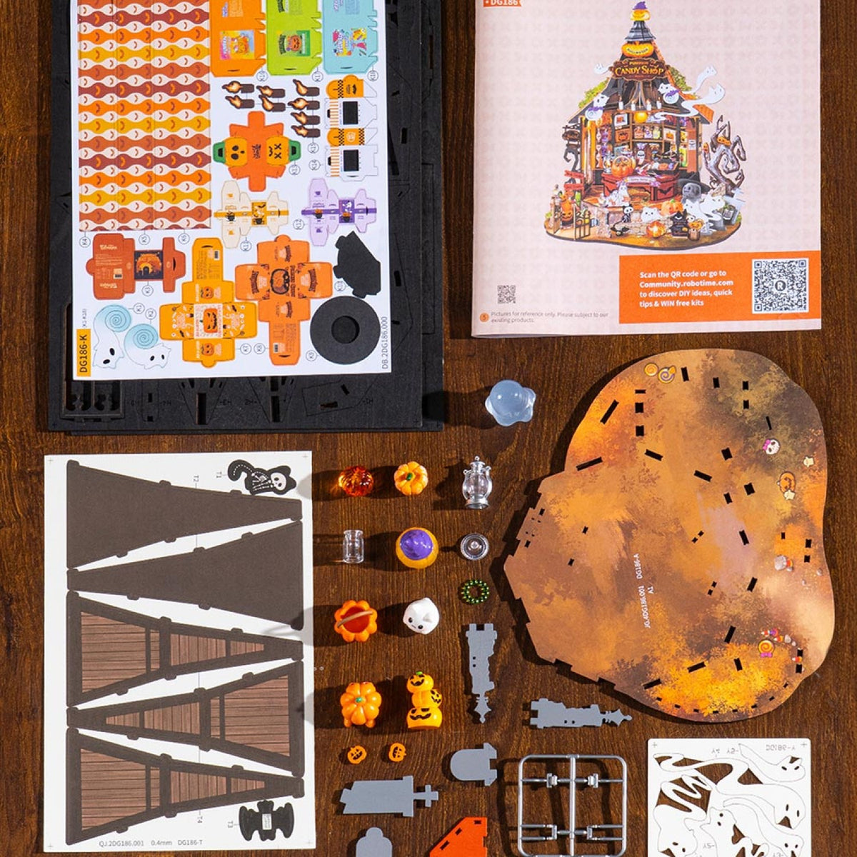 Rolife 3D-Holz-Puzzle "Haunted Candy House"