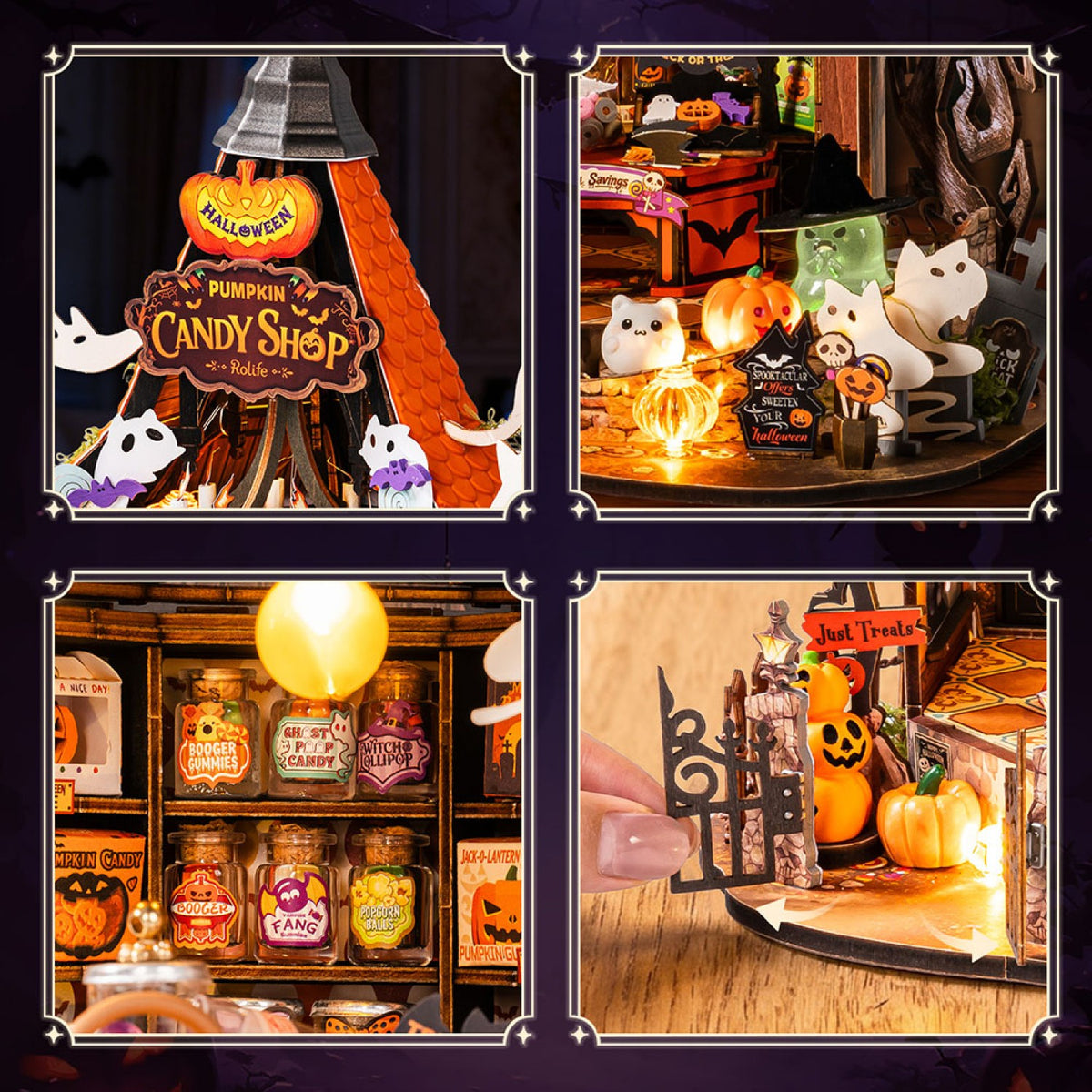 Rolife 3D-Holz-Puzzle "Haunted Candy House"