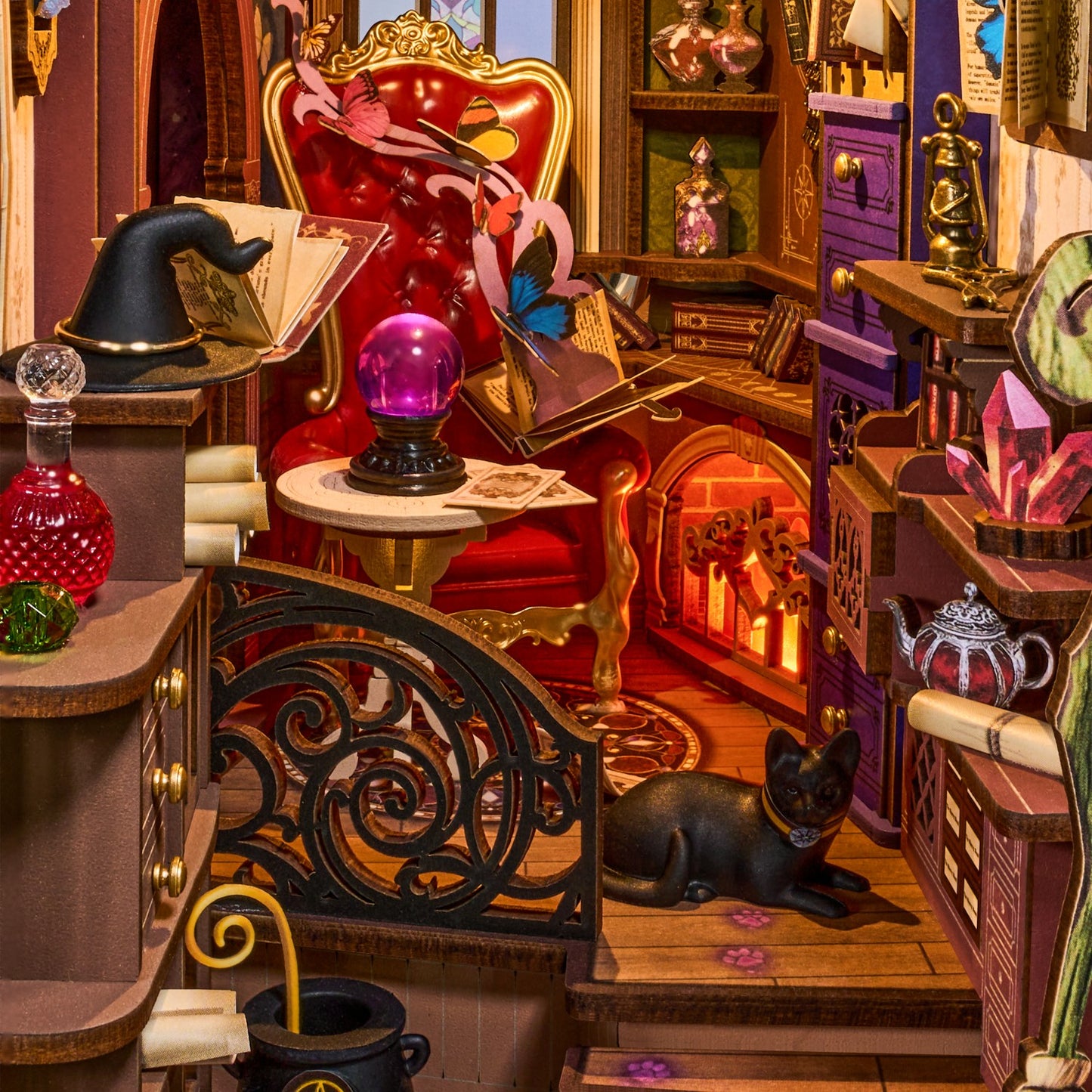 Rolife 3D-Holz-Puzzle Book Nook "Magic Fantasy Corner"