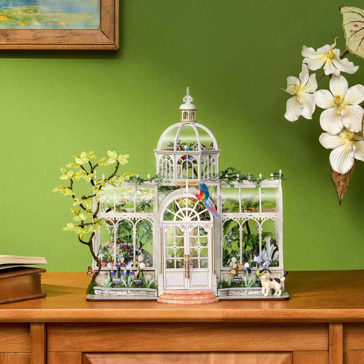 Rolife 3D-Holz-Puzzle "Oygen Oasis - botanischer Wintergarten"