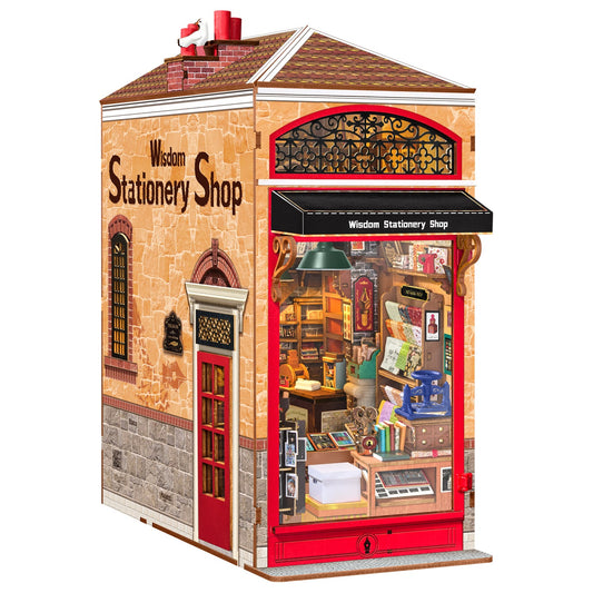 Rolife 3D-Holz-Puzzle Book Nook "Wisdom Stationery Shop"