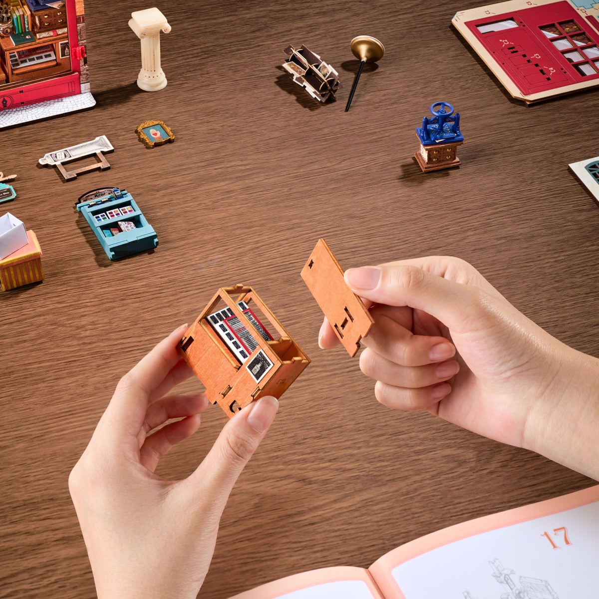 Rolife 3D-Holz-Puzzle Book Nook "Wisdom Stationery Shop"