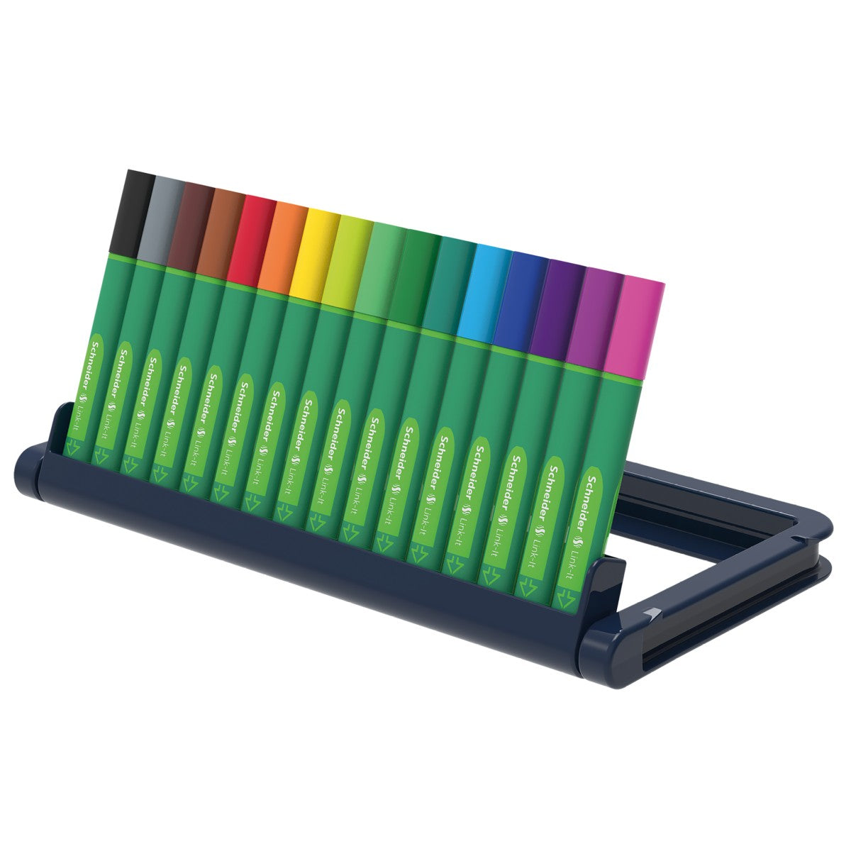 Schneider Link-IT Fasermaler Box mit 16 Stiften