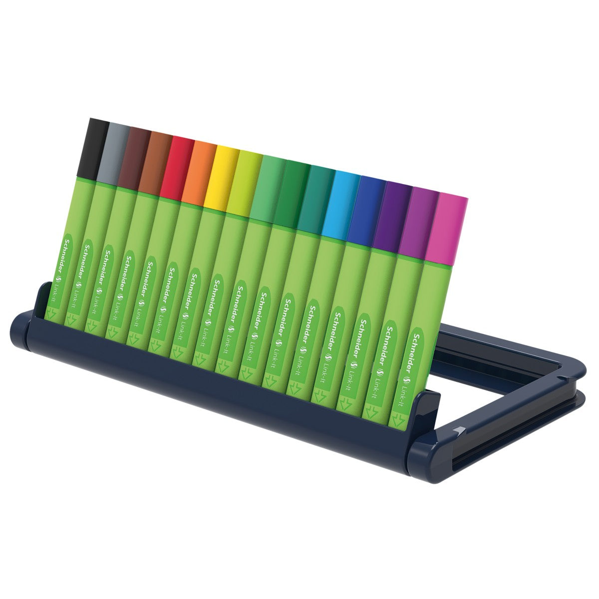 Schneider Fineliner Link-it - 16er-Box mit Aufstellfunktion