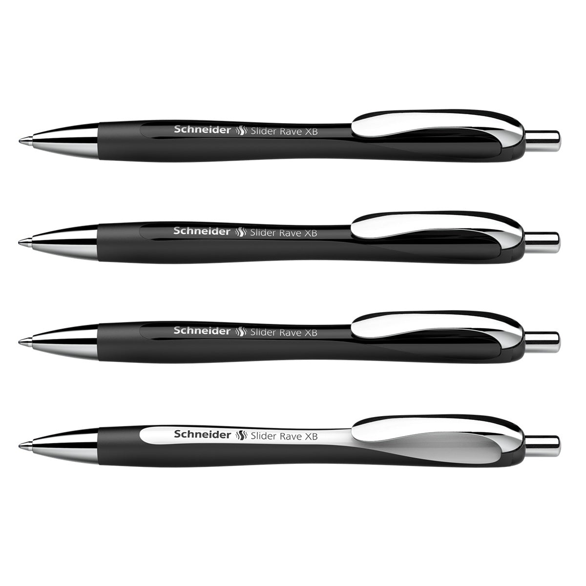 Schneider Slider Rave Sonderedition 4er-Set black