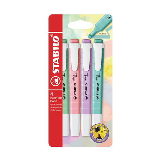 Stabilo Textmarker swing cool Pastel 4er Pack
