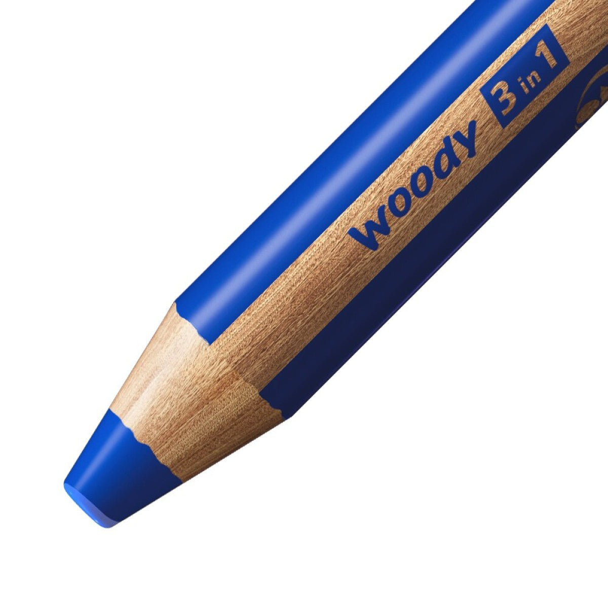 STABILO Buntstift Woody 3 in 1 / 18er Kartonetui mit Spitzer und Pinsel