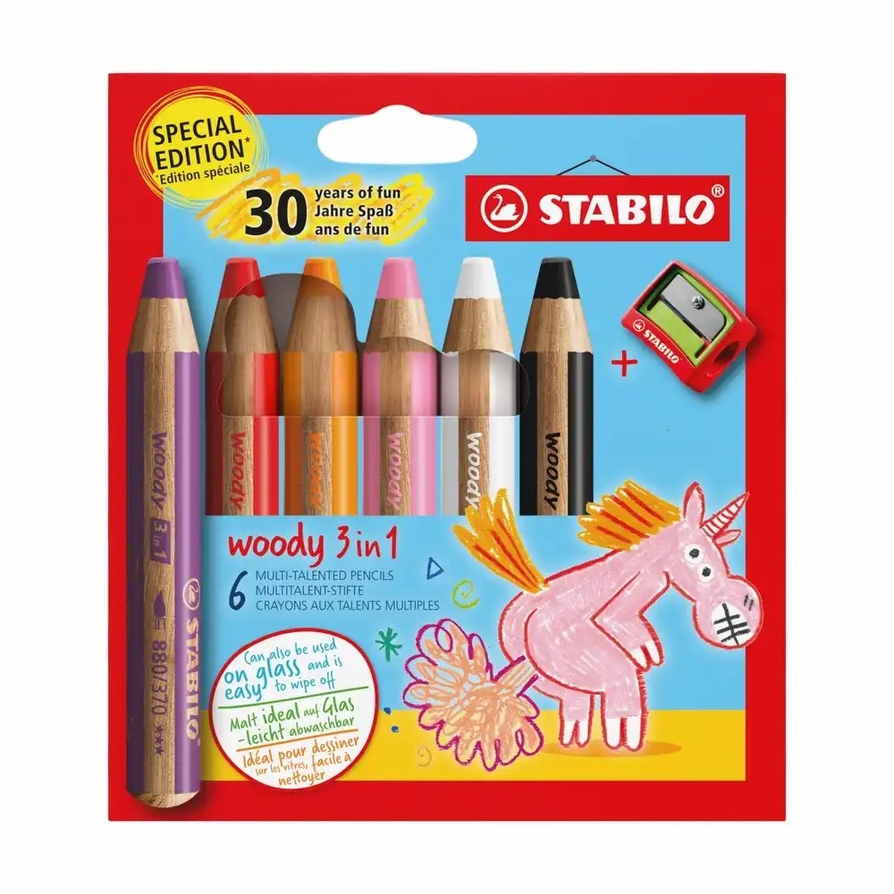 STABILO Woody 3in1 - Sonderedition Einhorn