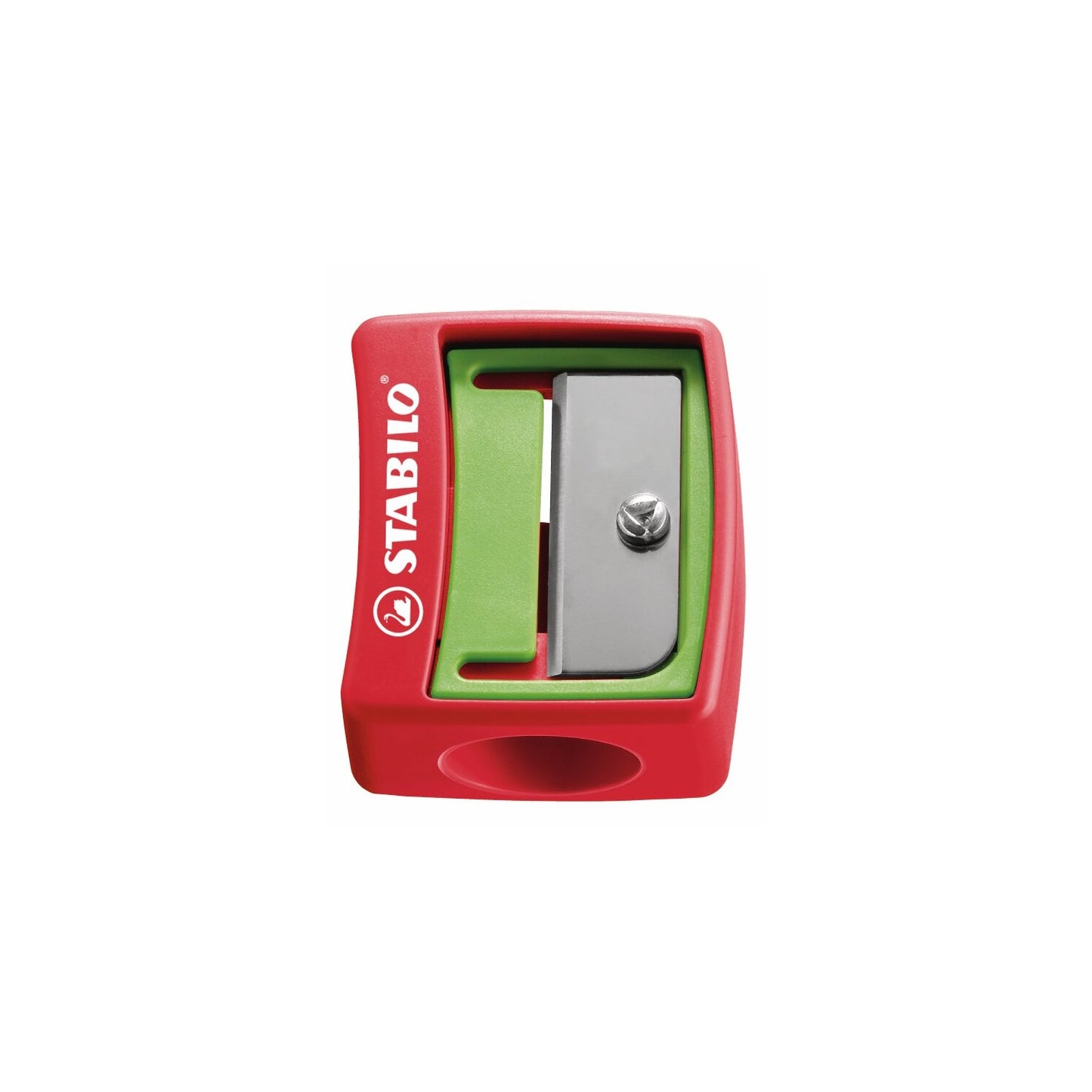 STABILO Woody 3 in 1 Spitzer rot/grün